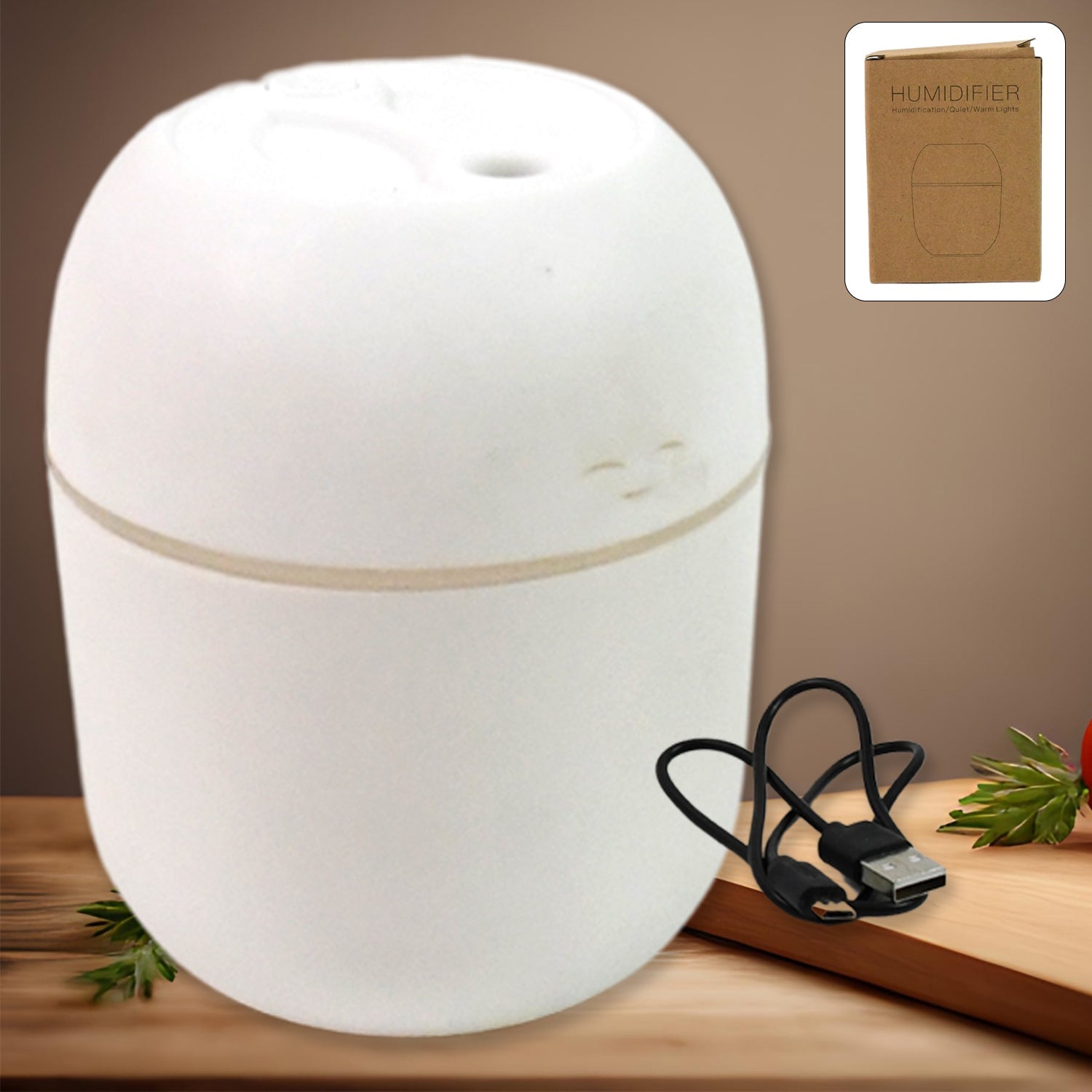 Humidifier, Household Plastic Aromatherapy Machine (220 ML / 1 Pc) Humidifier, Household Plastic Aromatherapy Machine (220 ML / 1 Pc)